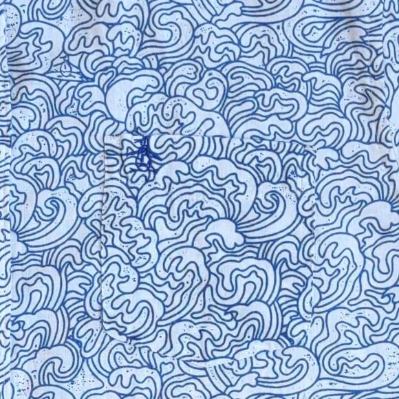 NWOT Original Penquin Linen Button Down Shirt Beach Waves & Surfing Penquin  XXL - Picture 12 of 13